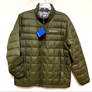 Columbia Olive Green 590 TurboDown Jacket - Large